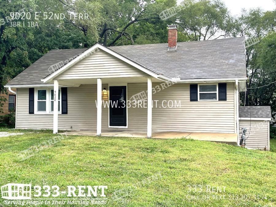House for rent at 9020 E 52nd Terrace, Kansas City, MO 64133