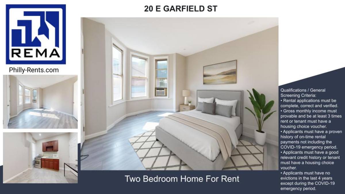 Townhouse for rent at 20 E Garfield St, Philadelphia, PA 19144
