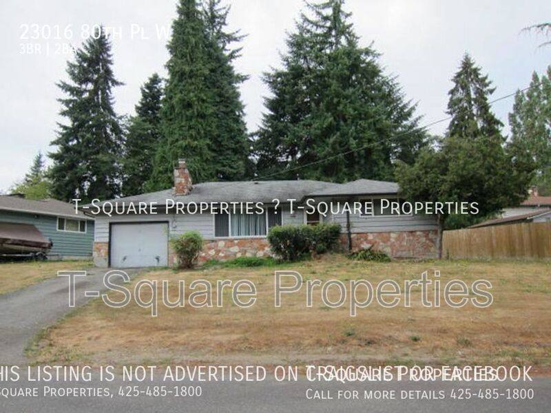 House for rent at 23016 80th Place W, Edmonds, WA 98026