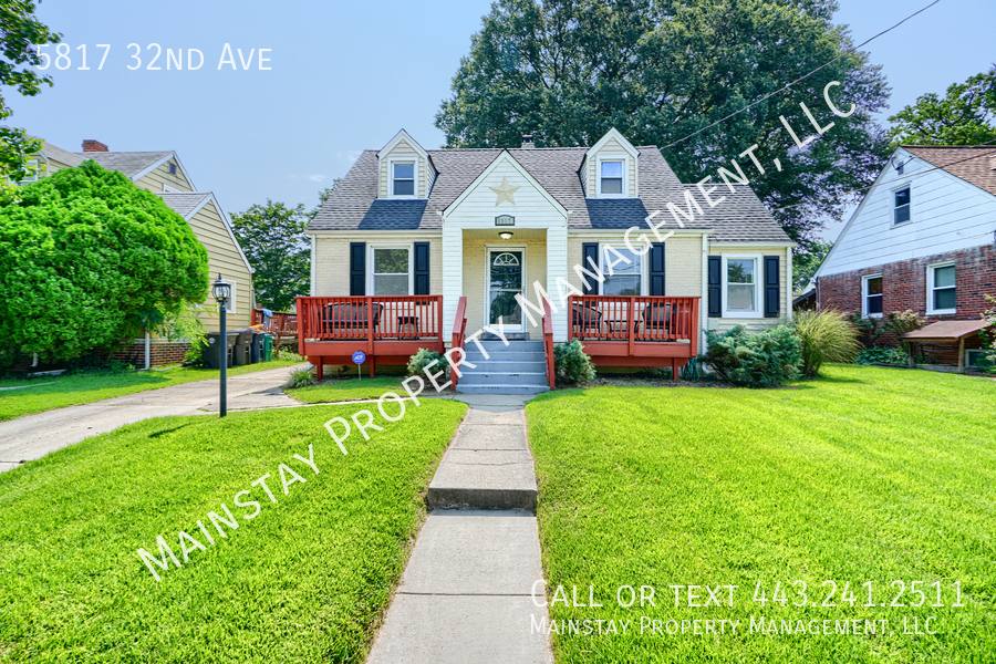 House for rent at 5817 32nd Ave, Hyattsville, MD 20782