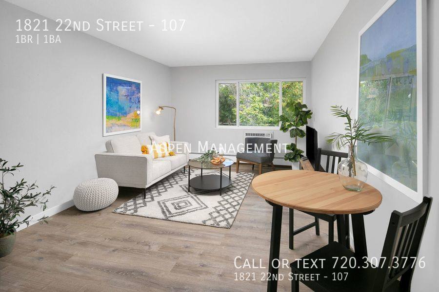 Apartment for rent at 1821 22nd St #107, Boulder, CO 80302