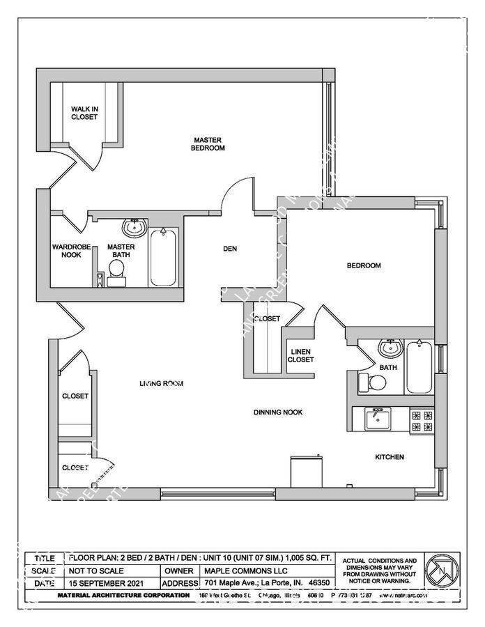 Apartment for rent at 701 Maple Ave #110, La Porte, IN 46350
