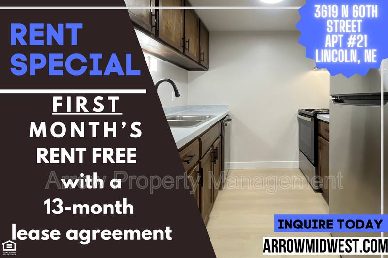 Apartment for rent at 3619 N 60th St #21, Lincoln, NE 68507