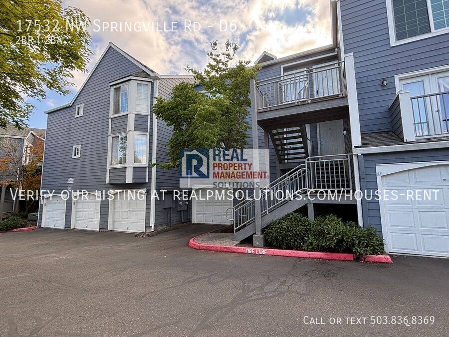 Condo for rent at 17532 NW Springville Rd #D6, Portland, OR 97229