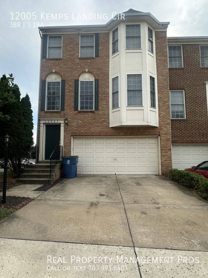 Townhouse for rent at 12005 Kemps Landing Circle, Manassas, VA 20109