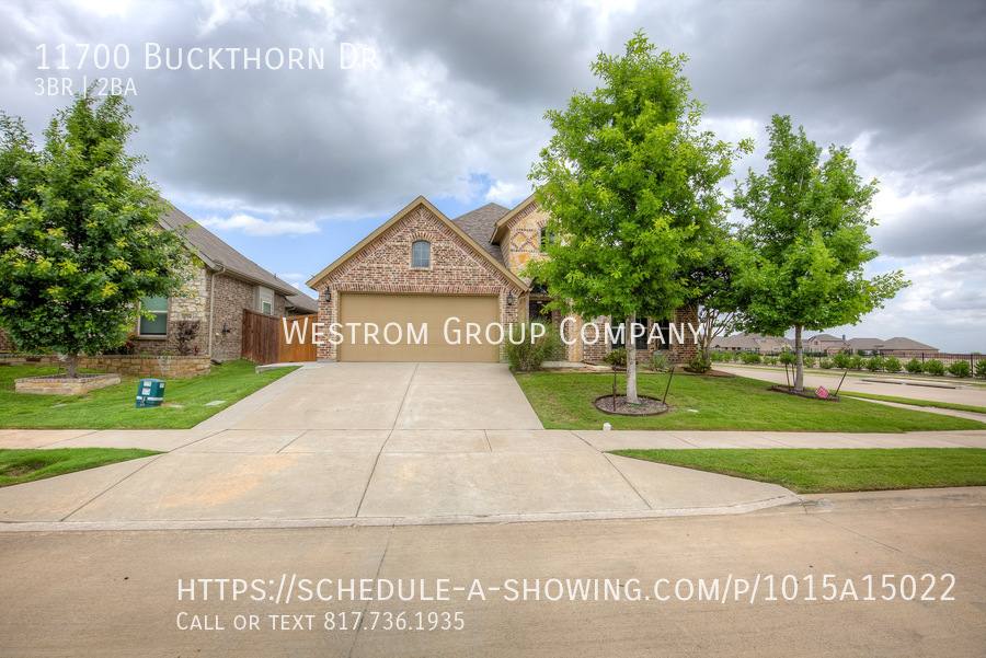 House for rent at 11700 Buckthorn Dr, Fort Worth, TX 76108