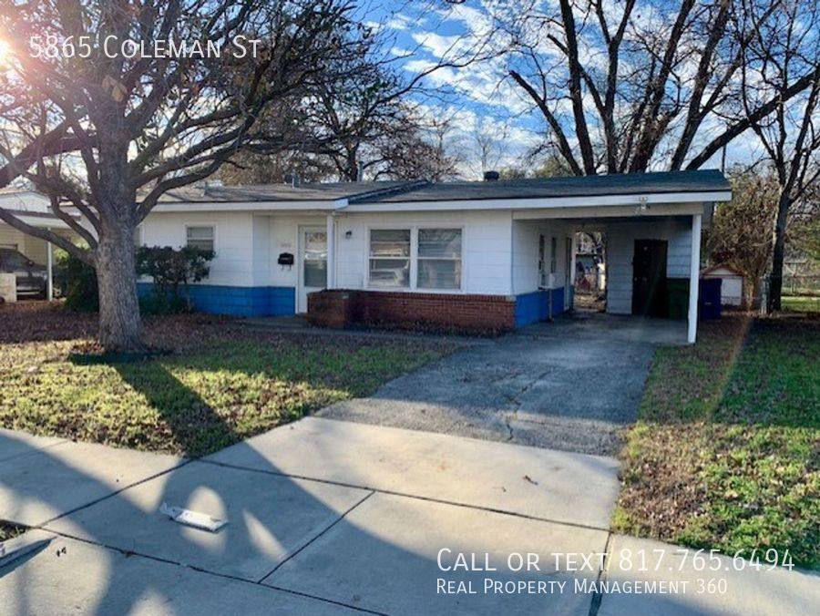 House for rent at 5865 Coleman St, Fort Worth, TX 76114