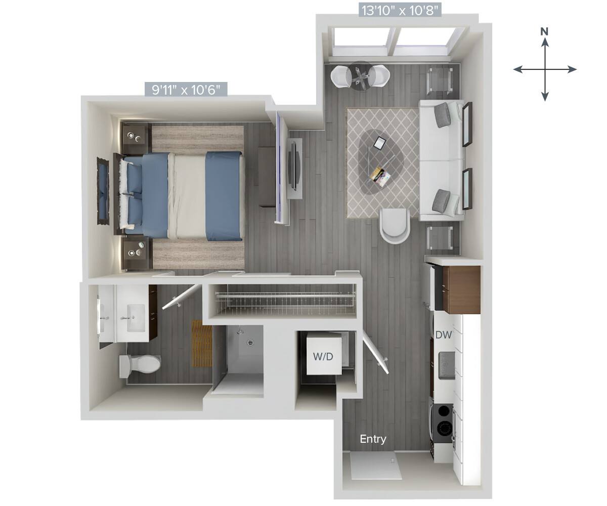 Apartment for rent at 1 Nashua St, Boston, MA 02114