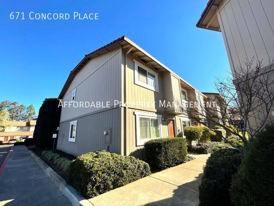 Townhouse for rent at 671 Concord Place, Pleasanton, CA 94566