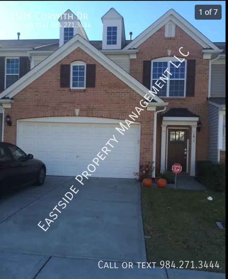 Townhouse for rent at 1608 Corwith Dr, Morrisville, NC 27560