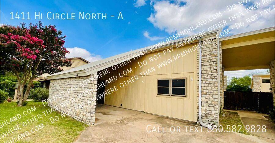 Townhouse for rent at 1411 Hi Circle N #A, Horseshoe Bay, TX 78657