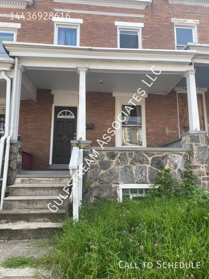 Townhouse for rent at 725 Bartlett Ave, Baltimore, MD 21218