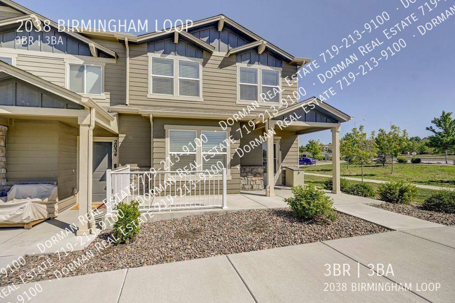 Townhouse for rent at 2038 Birmingham Loop, Colorado Springs, CO 80910