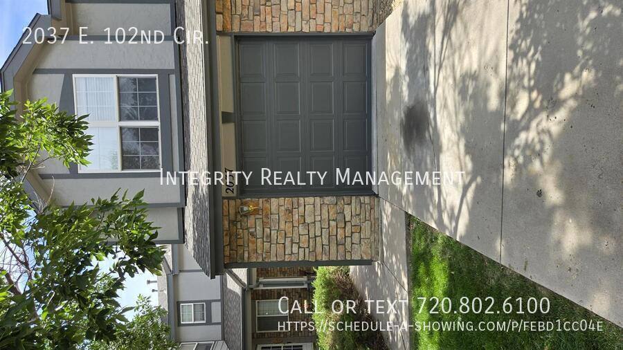 Townhouse for rent at 2037 E 102nd Circle, Denver, CO 80229