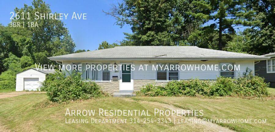 House for rent at 2611 Shirley Ave, Saint Louis, MO 63136