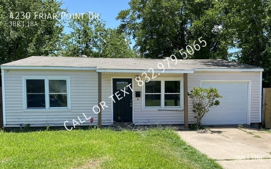 House for rent at 4230 Friar Point Dr, Houston, TX 77047