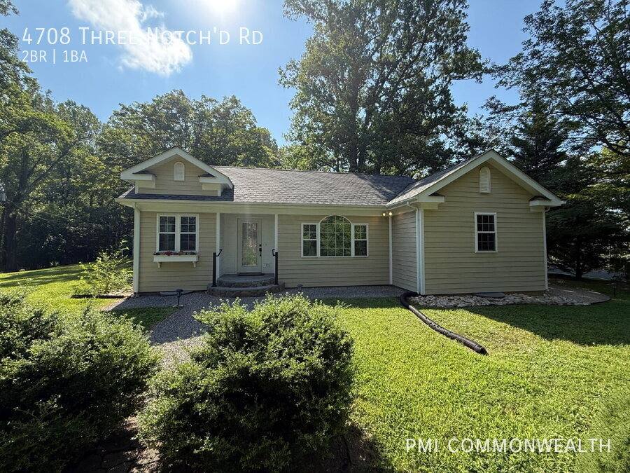 House for rent at 4708 Three Notch'd Rd, Charlottesville, VA 22901