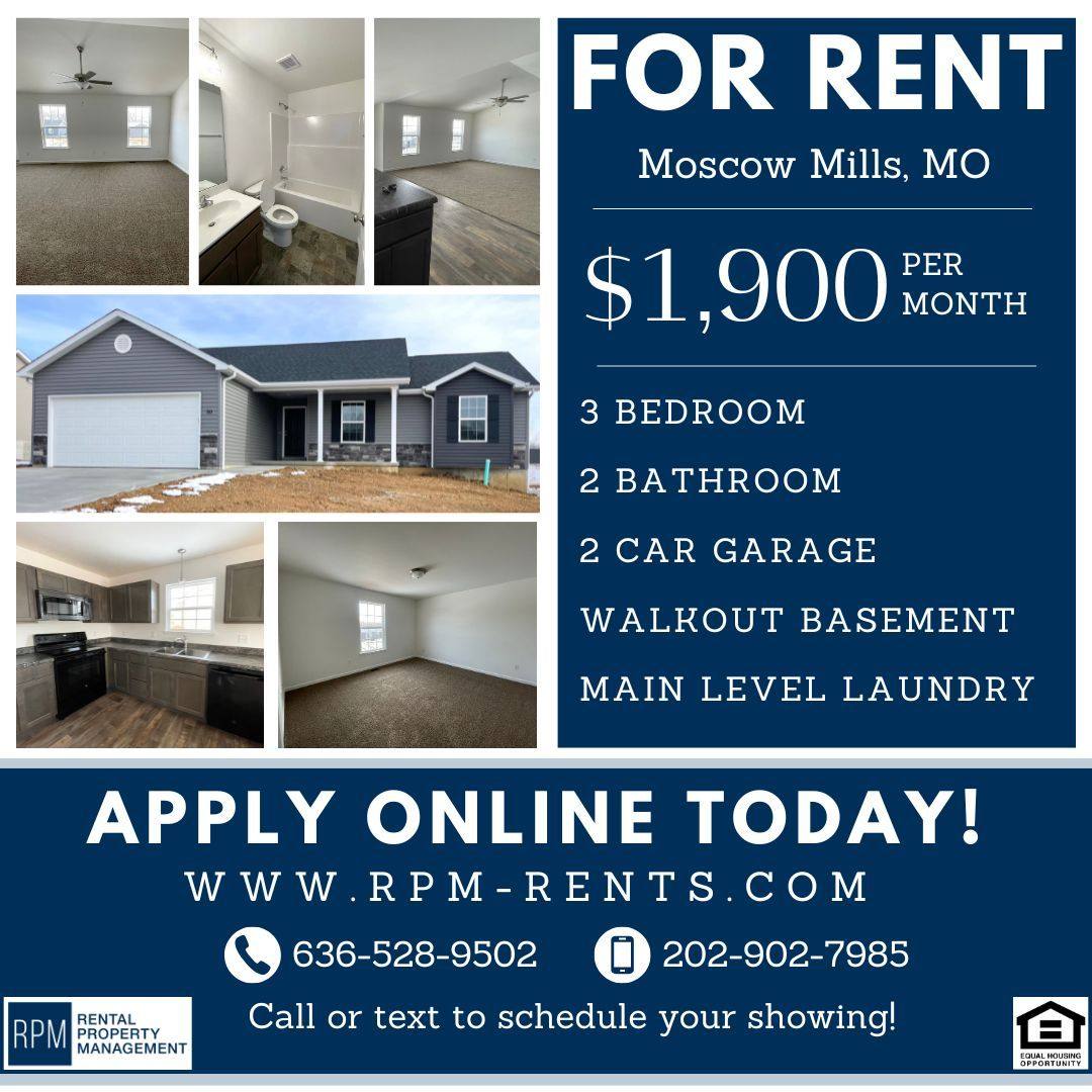 House for rent at 30 Mills Trail, Moscow Mills, MO 63362