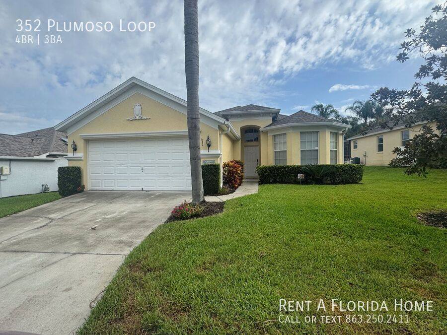 House for rent at 352 Plumoso Loop, Davenport, FL 33897
