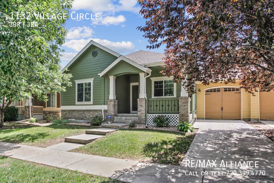 Townhouse for rent at 1132 Village Circle, Erie, CO 80516