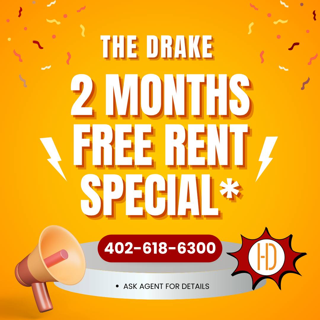 Apartment for rent at 2020 Drake Court Walk, Omaha, NE 68102