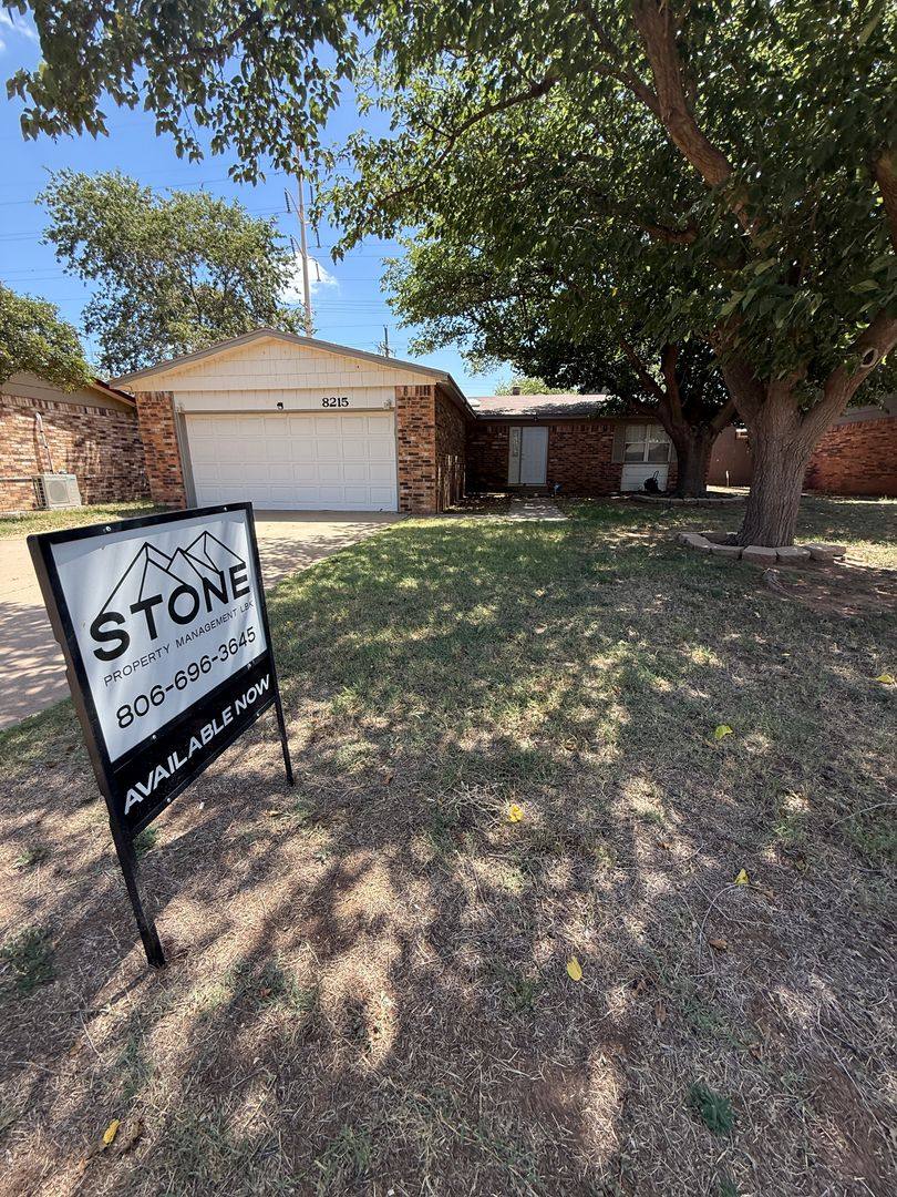 House for rent at 8215 Elkridge Ave, Lubbock, TX 79423