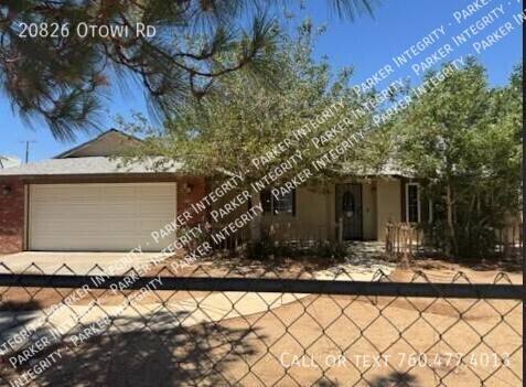 House for rent at 20826 Otowi Rd, Apple Valley, CA 92308