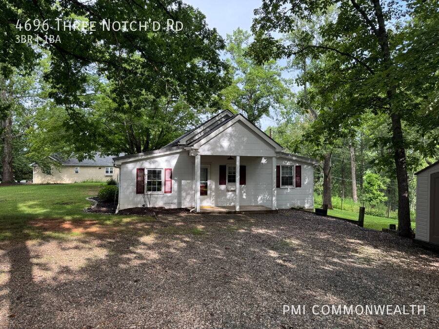 House for rent at 4696 Three Notch'd Rd, Charlottesville, VA 22901