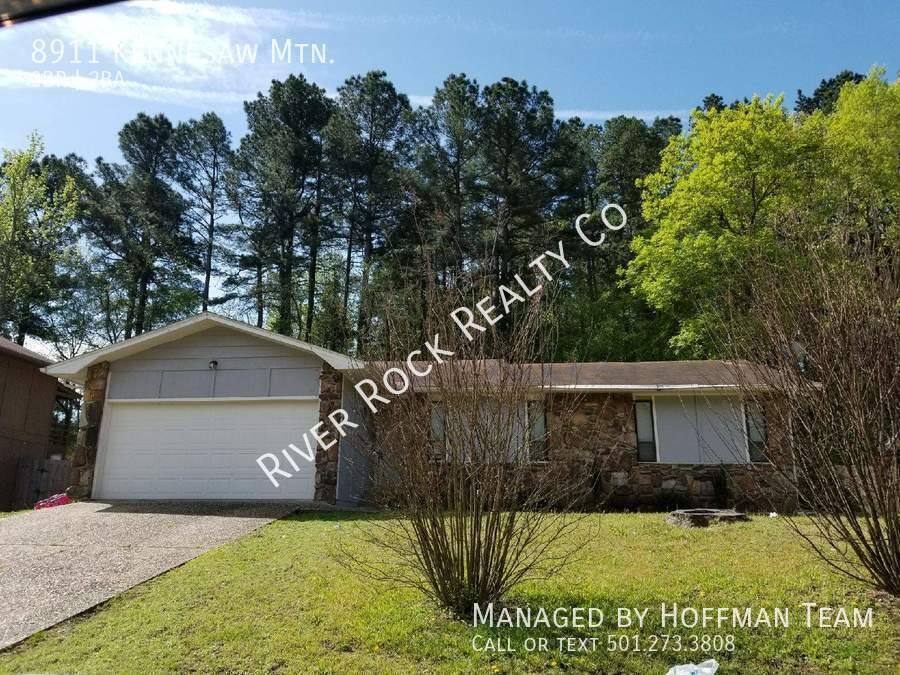 House for rent at 8911 Kennesaw Mountain, Mabelvale, AR 72103