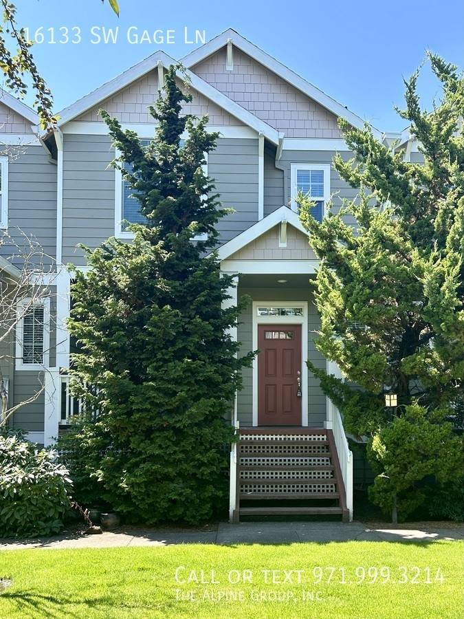 Townhouse for rent at 16133 SW Gage Lane, Beaverton, OR 97006