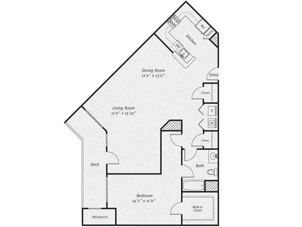 Apartment for rent at 160 Boylston St #1108, Chestnut Hill, MA 02467