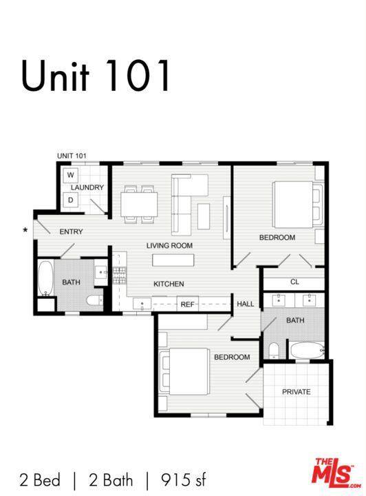 Apartment for rent at 118 Orlando Ave #102, Los Angeles, CA 90048