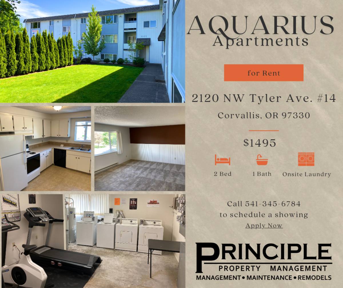 Apartment for rent at 2120 NW Tyler Ave, Corvallis, OR 97330