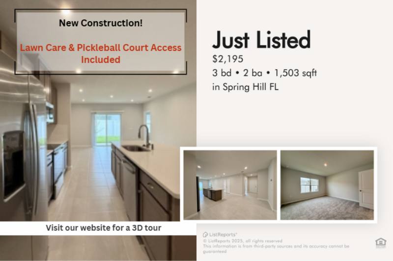 Townhouse for rent at 507 Voltaire Dr, Spring Hill, FL 34609