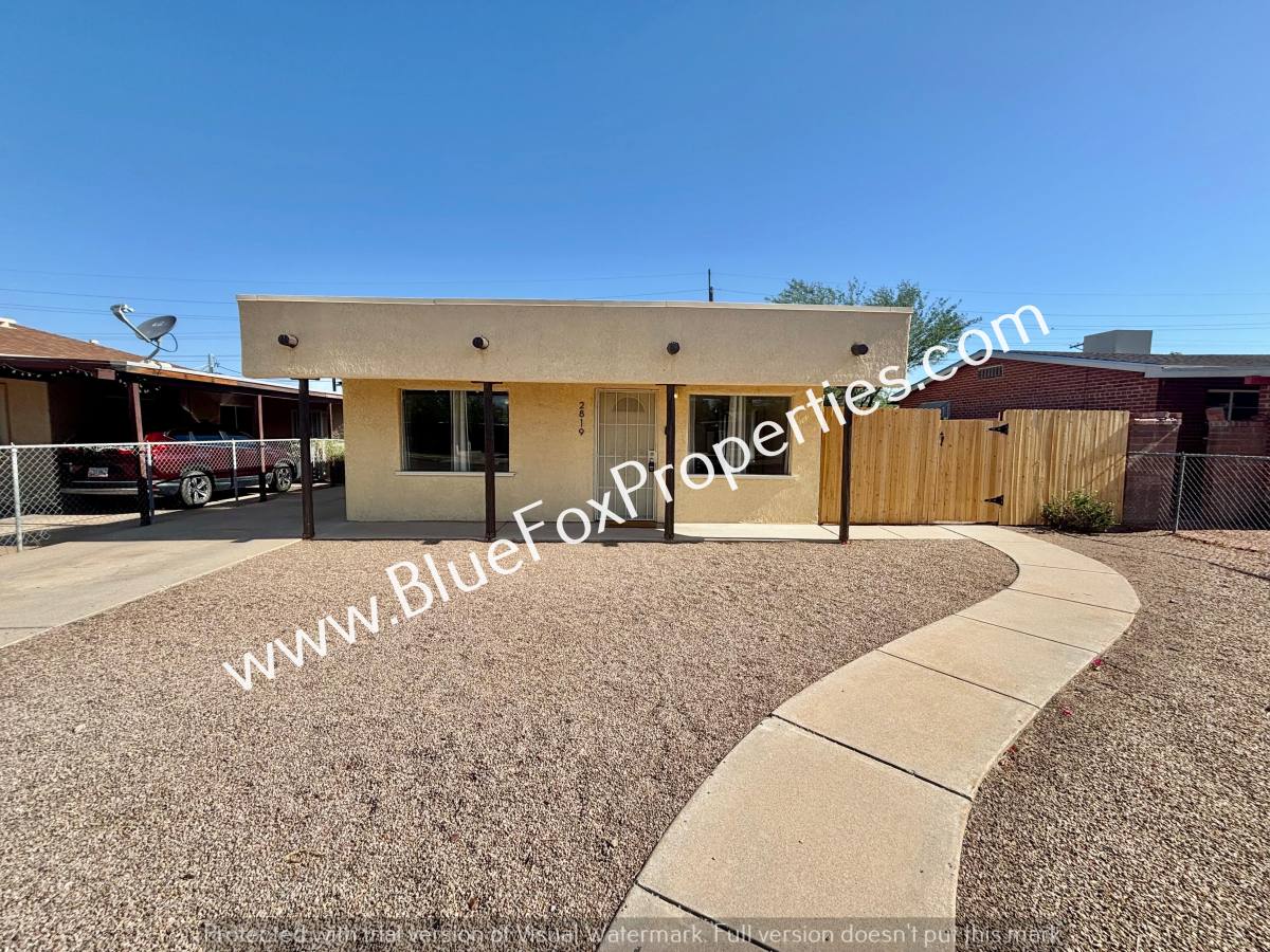 House for rent at 2819 E 20th St, Tucson, AZ 85716