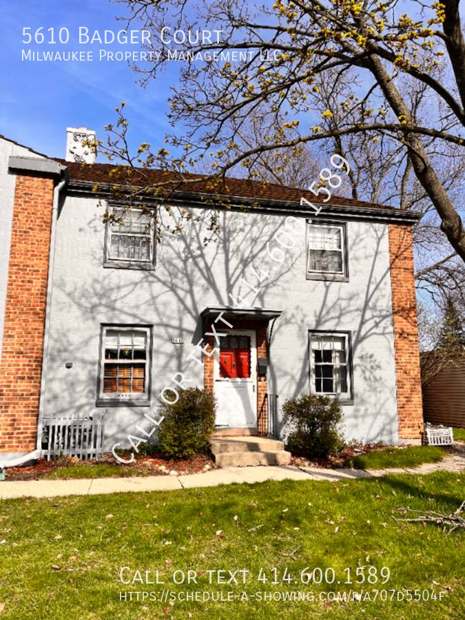 Townhouse for rent at 5610 Badger Court, Greendale, WI 53129