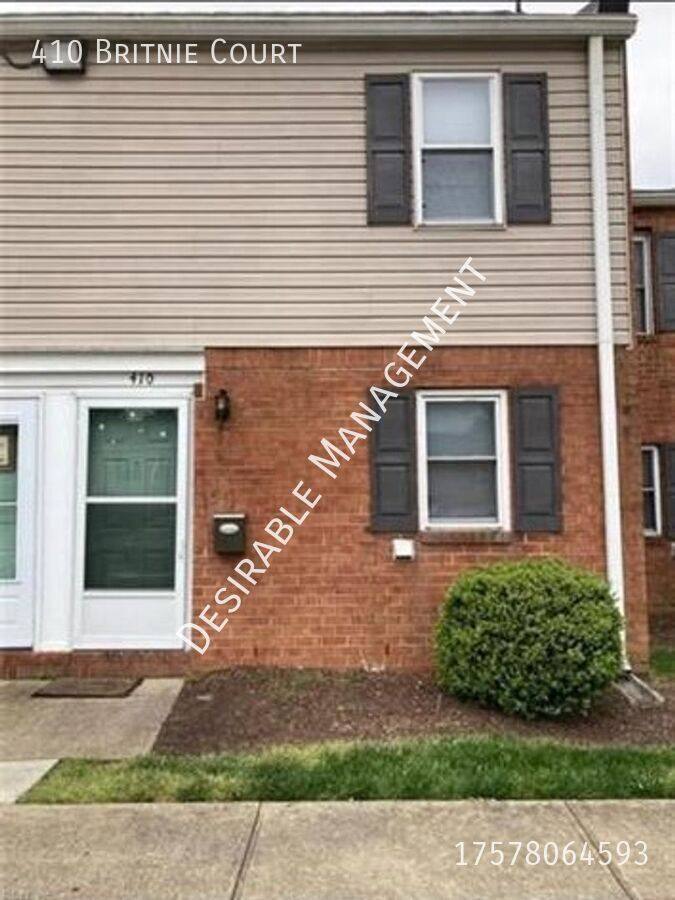 Townhouse for rent at 410 Britnie Court, Newport News, VA 23602