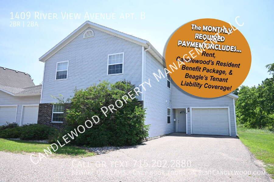 Apartment for rent at 1409 River View Ave #B, Stevens Point, WI 54481