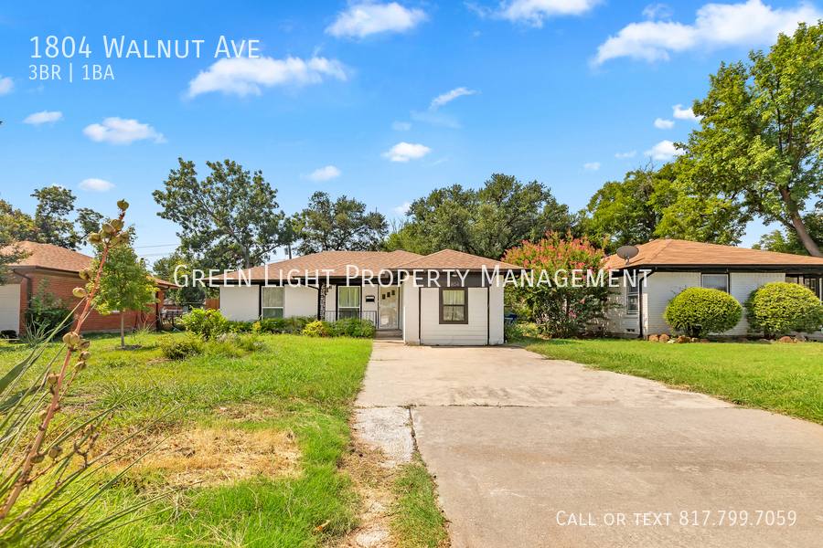 House for rent at 1804 Walnut Ave, Carrollton, TX 75006
