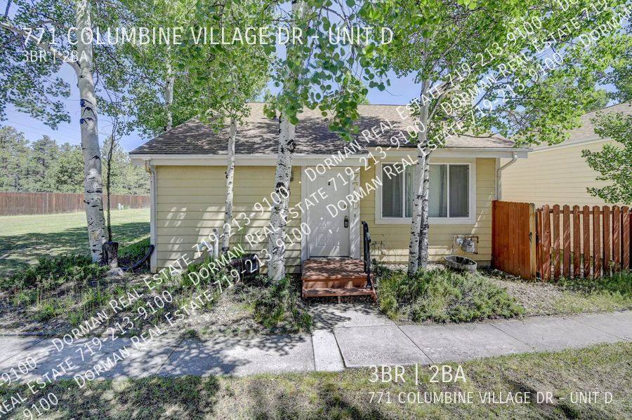 Townhouse for rent at 771 Columbine Village Dr #D, Woodland Park, CO 80863