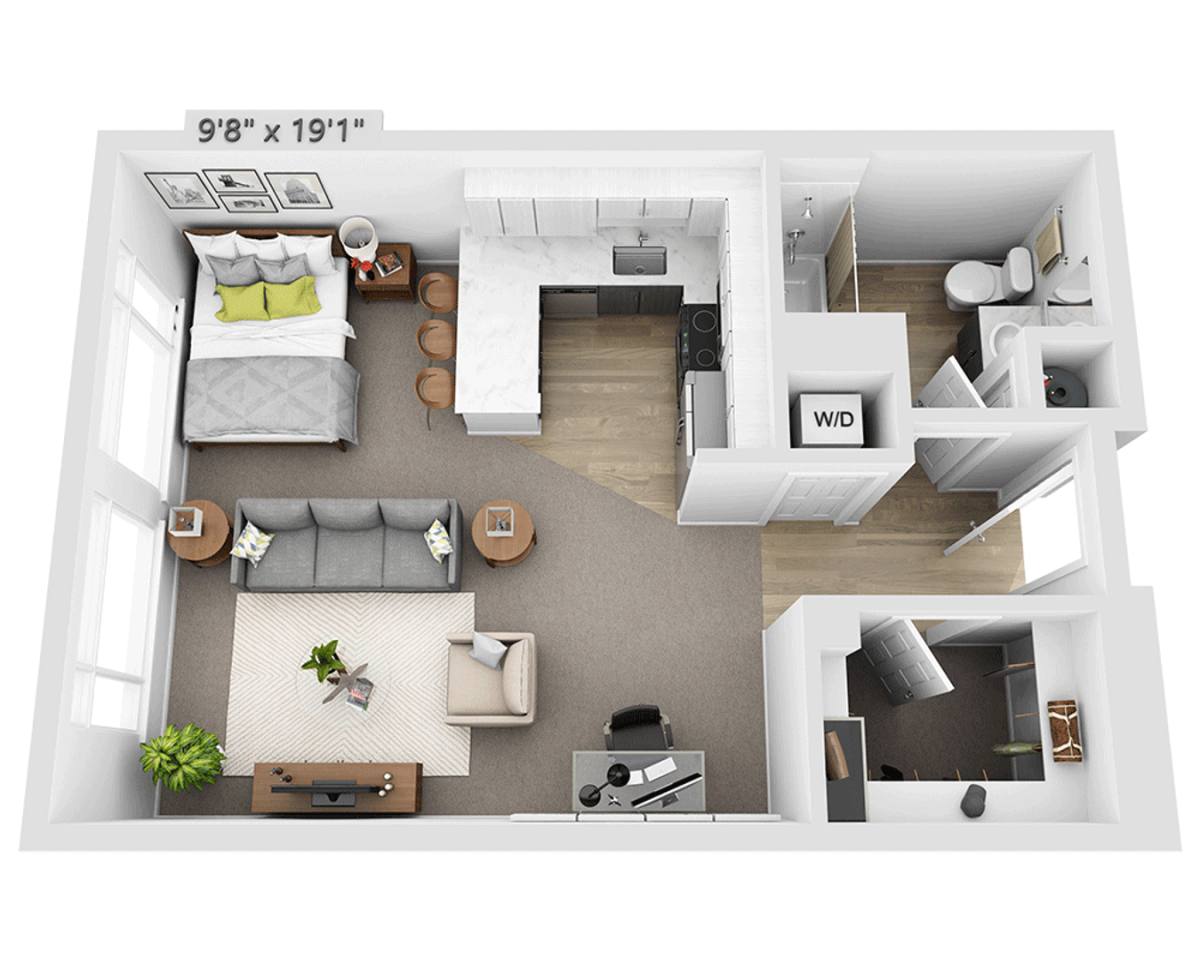 Apartment for rent at 37 103rd Ave NE #209, Bellevue, WA 98004
