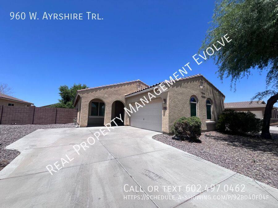 House for rent at 960 W Ayrshire Trail, San Tan Valley, AZ 85143