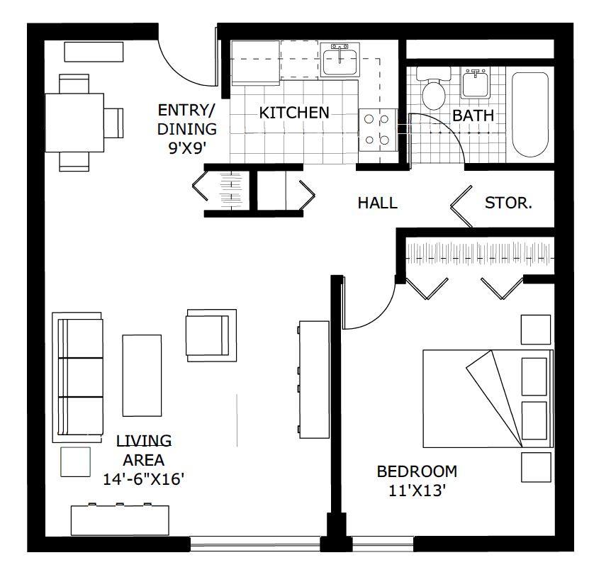 Apartment for rent at 28 Exeter St, Boston, MA 02116