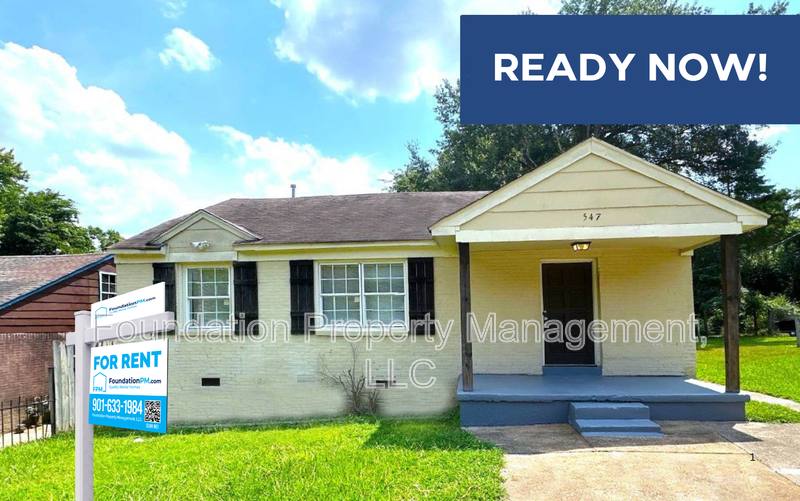 House for rent at 547 Delta Rd, Memphis, TN 38109