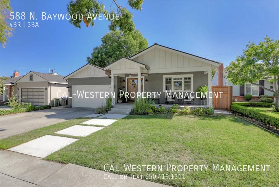 House for rent at 588 N Baywood Ave, San Jose, CA 95128
