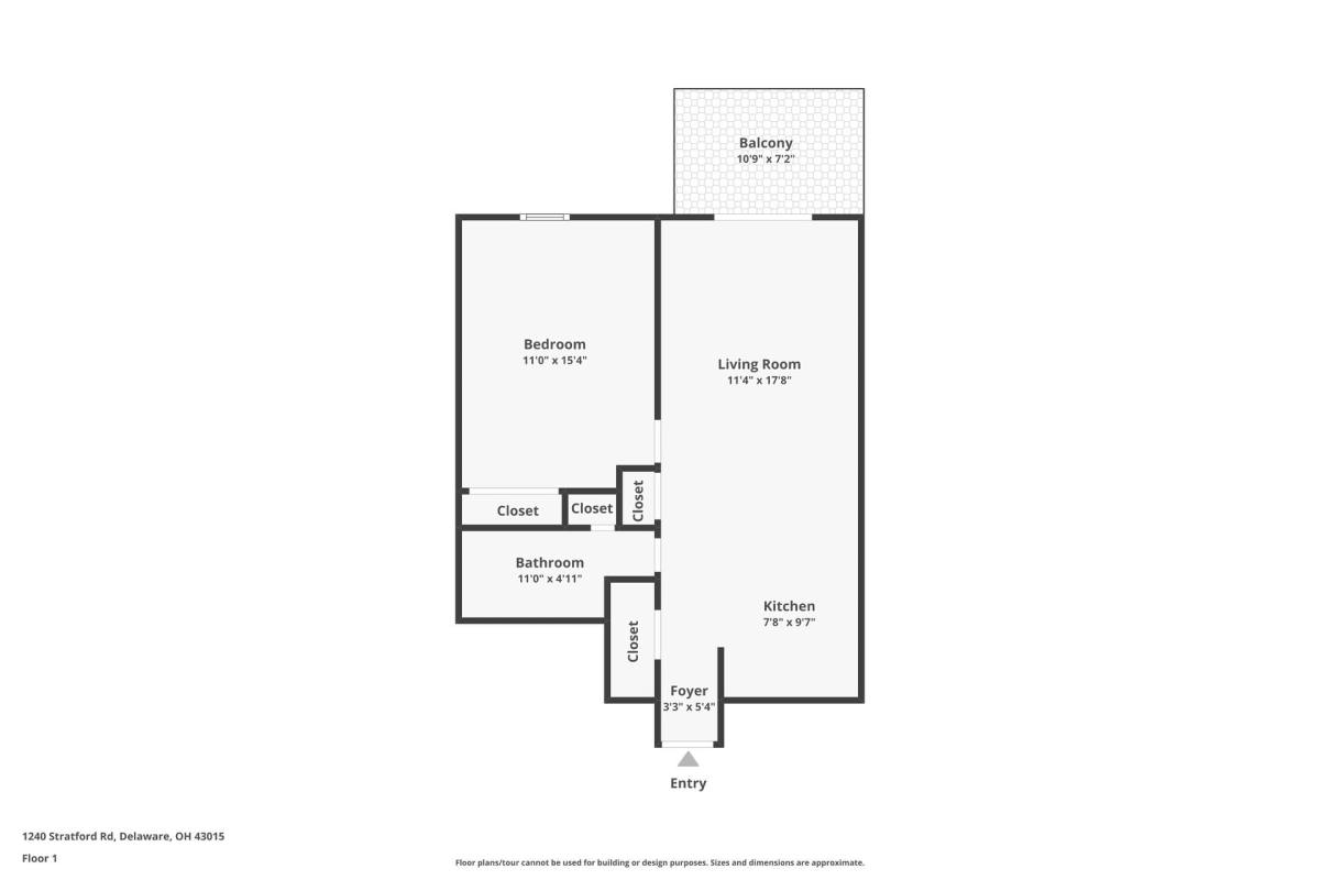 Apartment for rent at 1240 Stratford Rd, Delaware, OH 43015