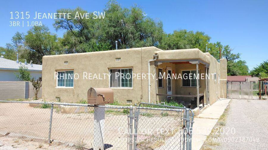 House for rent at 1315 Jeanette Ave SW, Albuquerque, NM 87105