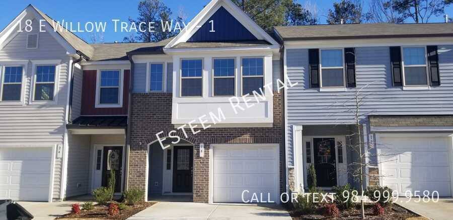Townhouse for rent at 18 E Willow Trace Way #1, Clayton, NC 27527