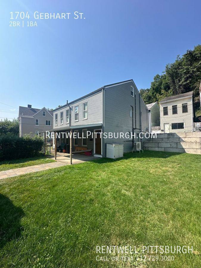 House for rent at 1704 Gebhart St, Pittsburgh, PA 15212