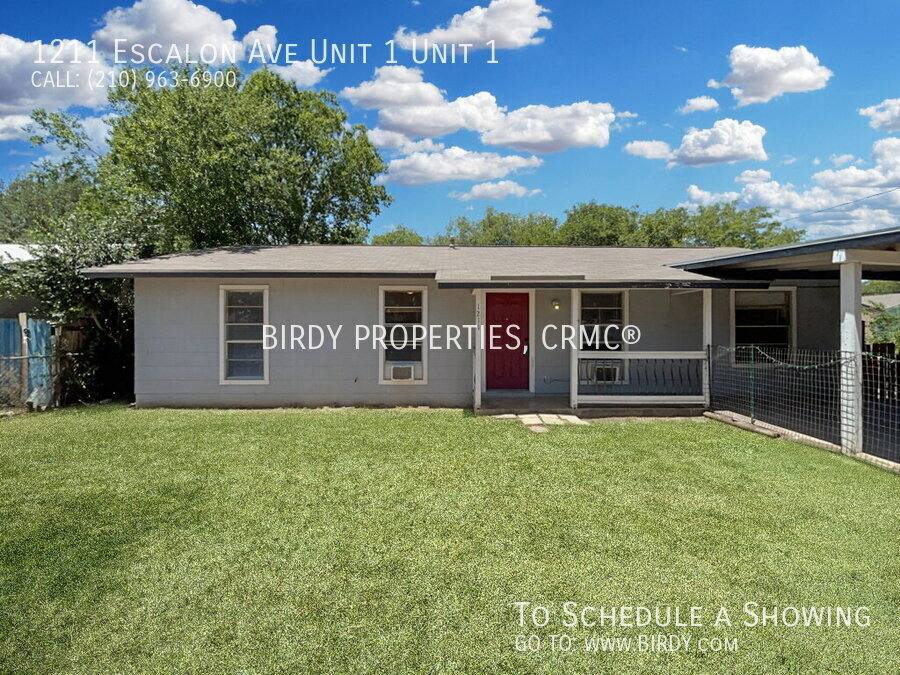 Apartment for rent at 1211 Escalon Ave #1, San Antonio, TX 78221